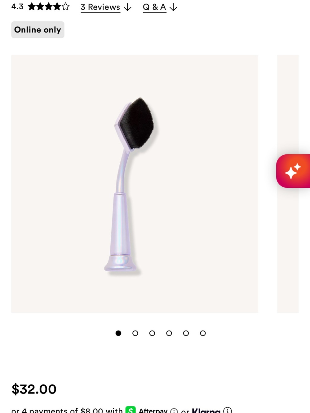 Tarte shape tape brush
